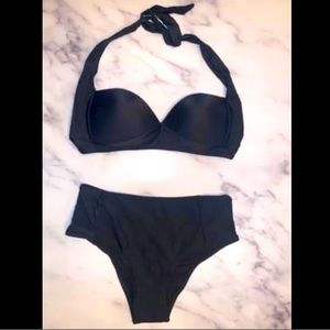 Black Halter Bikini